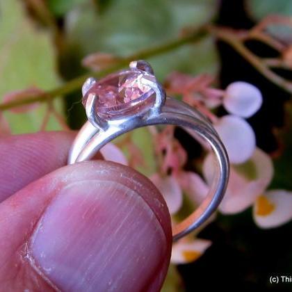 pink sapphire ring natural sapphire..