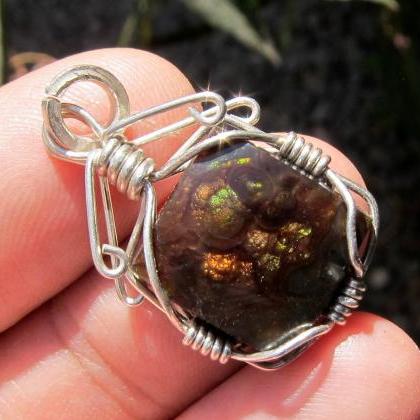 agate pendant agate necklace mexica..