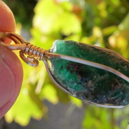 raw gems pendant may birthstone eme..