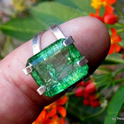 emerald ring may birthstone genuine..