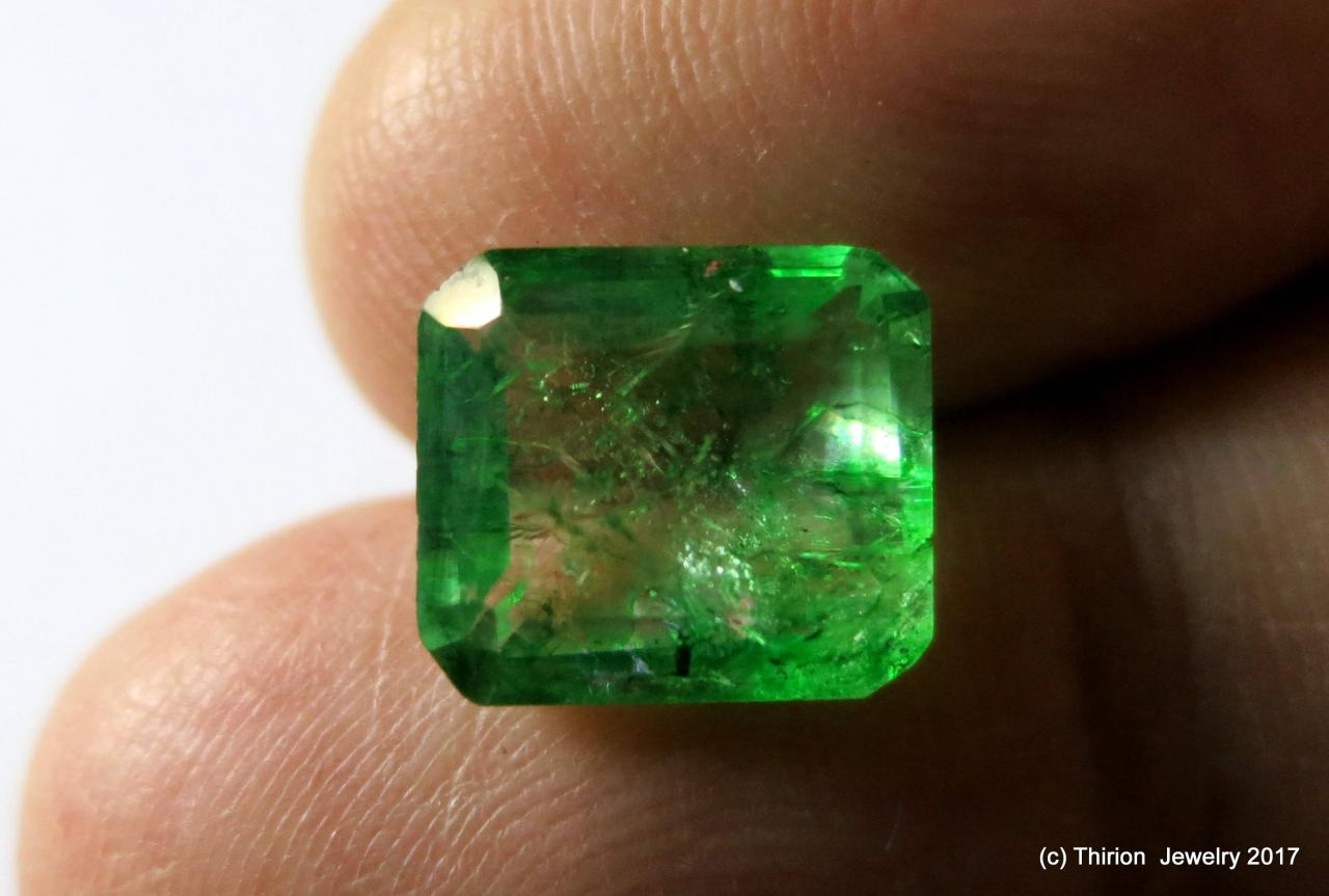 emerald cut emerald transparent natural emerald colombia emerald