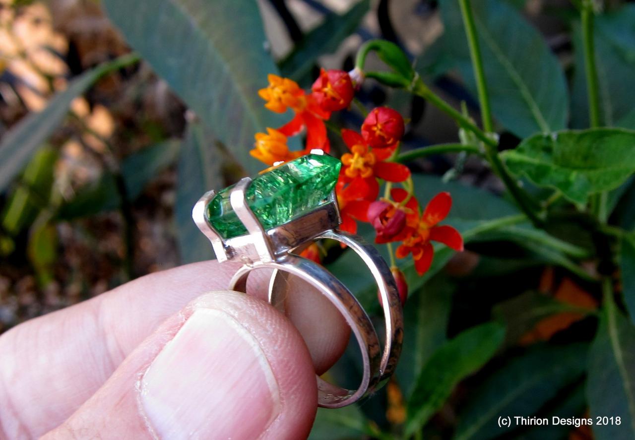 emerald ring may birthstone genuine emerald colombian emerald