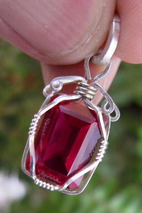 ruby pendant ruby necklace july birthstone ruby creations ruby burma