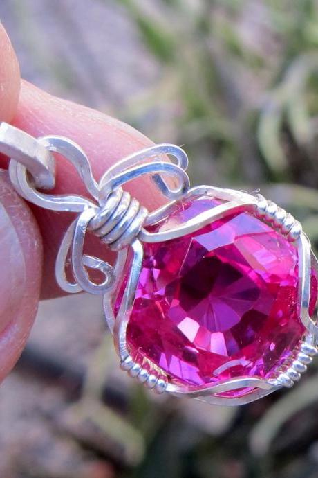 july birthstone ruby pendant ruby necklace boho chic jewelry