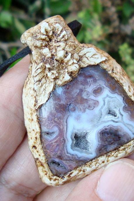 pendants necklaces agate jewelry