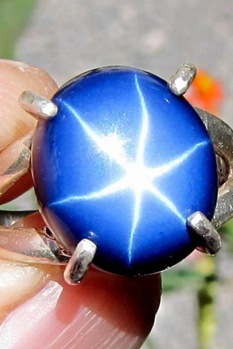 sapphire ring sapphire jewelry star sapphire natural sapphire boho chic